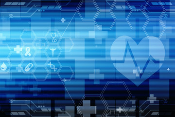 Abstract medical background