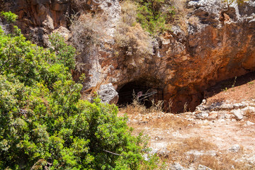 Melidoni cave entrance..