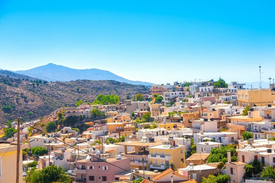Typical cretan village..