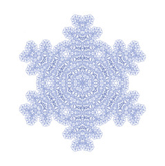 Abstract snowflake