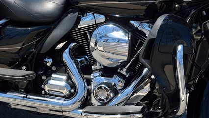 Fototapeta na wymiar Motorcycle Engine