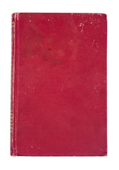 Red old hardcover book