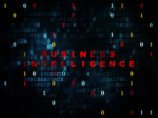 Business concept: Business Intelligence on Digital background