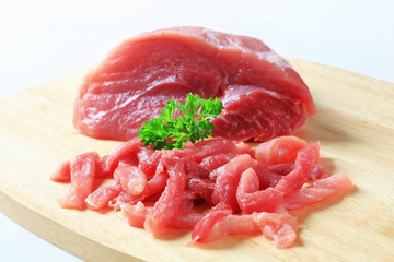 Fresh pork meat