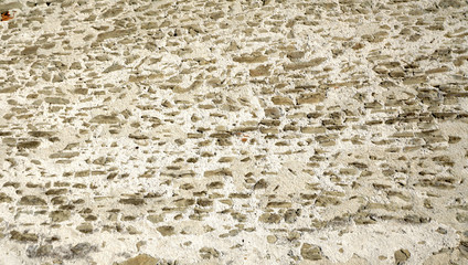 rough wall stone texture close up horizontal of castle in Lucern