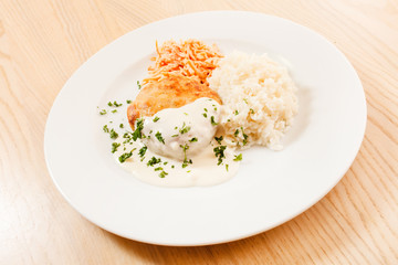 rice with cutlet