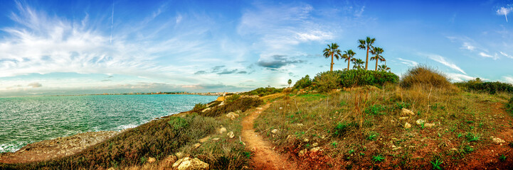 Panorama von einer Bucht auf Mallorca / Son Veri Nou