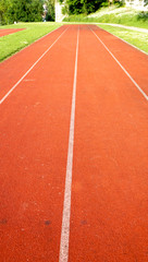 Fototapeta premium Running Track vertical