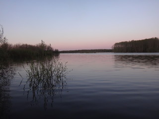 Fototapeta premium Разлив реки ранней весной 