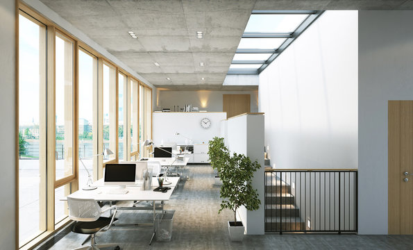 Modernes Loft Büro
