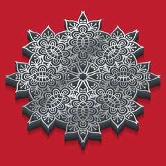 ornamentin three-dimensional style