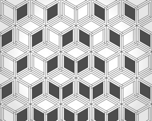 Geometric Patern Hexa Line