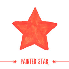 Painted star.