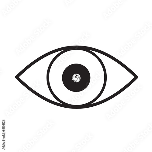 "eye black and white vector" Imagens e vetores de stock Royalty Free no