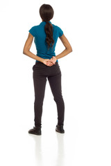 Fototapeta premium Model isolated from behind
