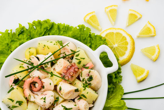 Antipasto con polipo e patate