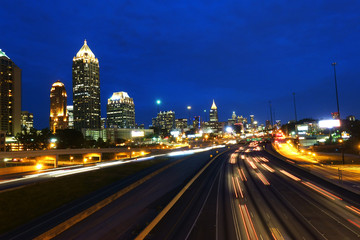 Naklejka na ściany i meble Atlanta skyline