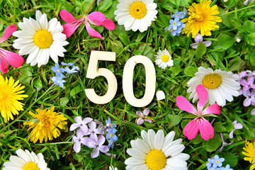 50 Geburtstag Zahlen