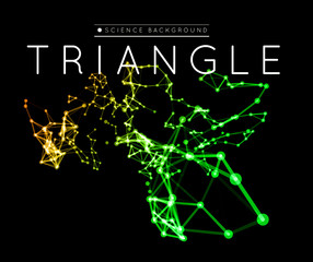 Abstract network connection background