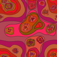 Abstract seamless desktop microcosm Vector