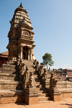 Temple on Bhaktapur, Nepal