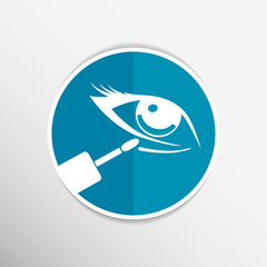 Closeup concealer stick under-eye circles facial blemishes