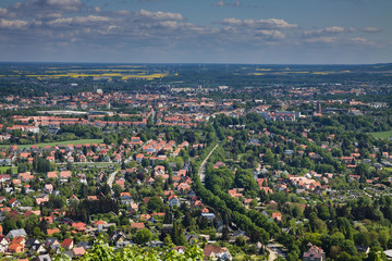 Ausblick auf Görlitz mit Umland