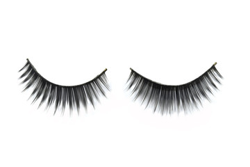 Black eyelashes for makeup