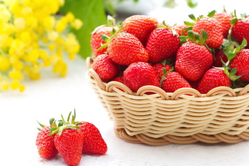 Fresh summer strawberries