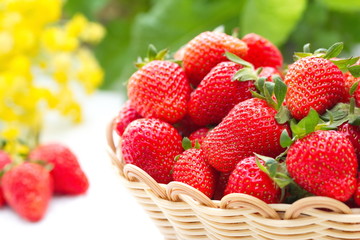 Fresh summer strawberries