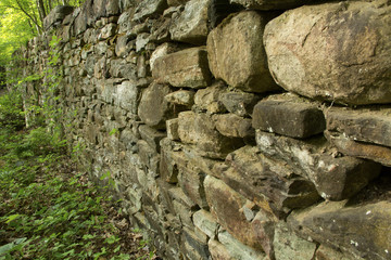Ruins of a 19th century mill in Hebron, Connecticut.