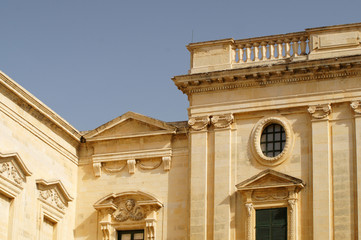 détail de la Bibliothèque de La Valette