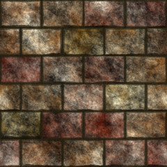 Stone wall seamless generated texture