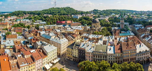 Lviv bird's-eye view