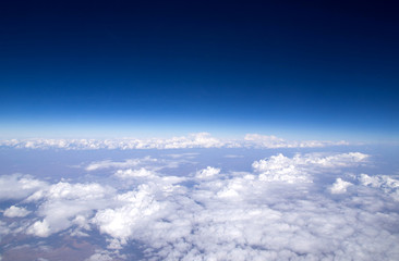 Fototapeta na wymiar Aerial sky