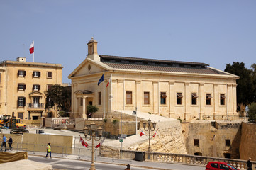 Naklejka premium Bourse de Malte - Malta Stock Exchange