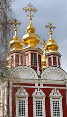 Fototapeta na wymiar Orthodox Church and monastery