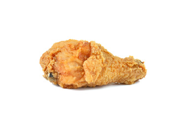 fried chicken isolated on white background