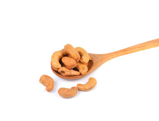 cashew nuts  isolated on white background