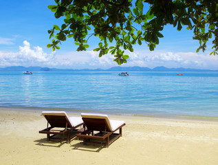 beach and tropical sea