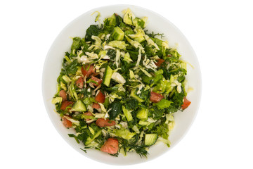 fresh vegetable salad