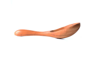 Wooden Spoon isolated on white background