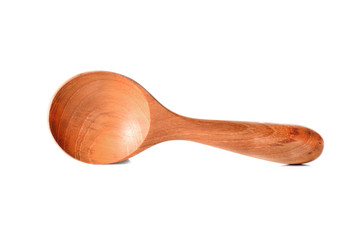 Wooden Spoon isolated on white background