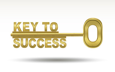 key to success - golden key