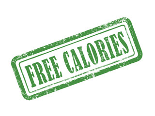 stamp free calories in green