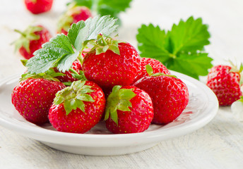fresh strawberries