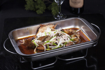 Roast fish