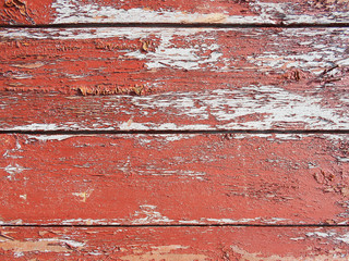 Painted old wooden