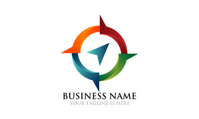 Direction of Compass Navigation - Logo