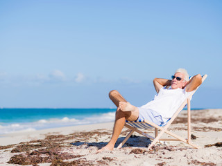 Relaxing at sea